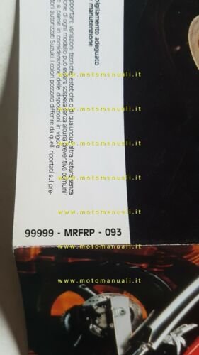 Suzuki RF 600 R 1993 depliant ITALIANO originale moto brochure