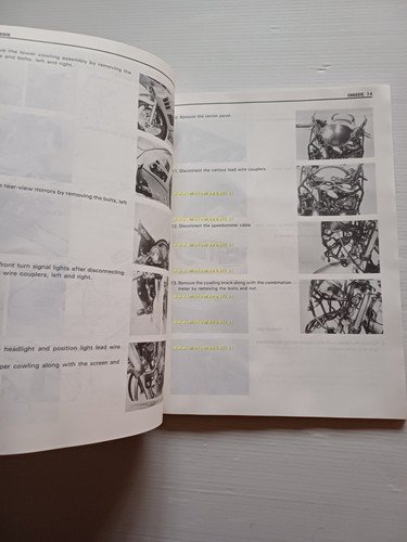 Suzuki RF 600 R 1993 manuale officina riparazione originale TESTO …