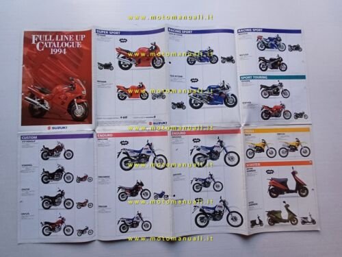 Suzuki RF 900 R - catalogo produzione 1994 depliant poster …
