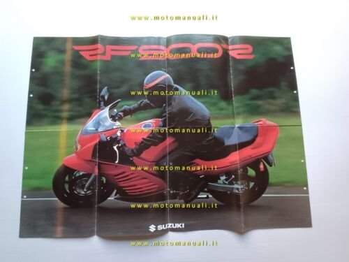Suzuki RF 900 R - catalogo produzione 1994 depliant poster …