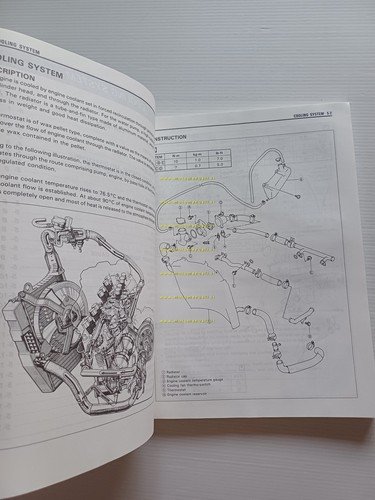 Suzuki RF 900 R 1994 manuale officina INGLESE originale WORKSHOP …