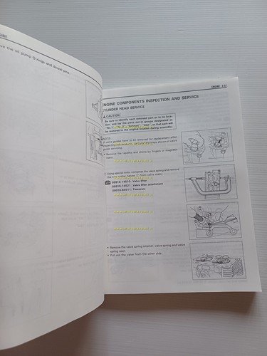 Suzuki RF 900 R 1994 manuale officina INGLESE originale WORKSHOP …