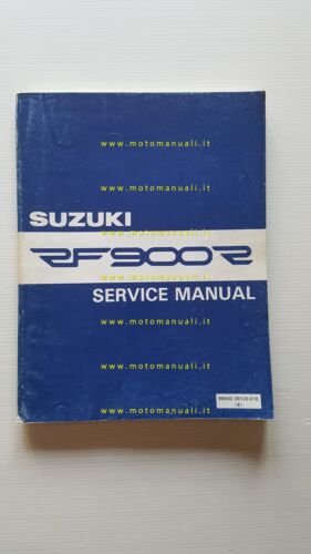 Suzuki RF 900 RR 1994 manuale officina inglese originale