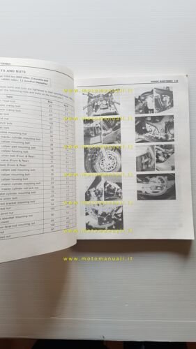 Suzuki RF 900 RR 1994 manuale officina inglese originale