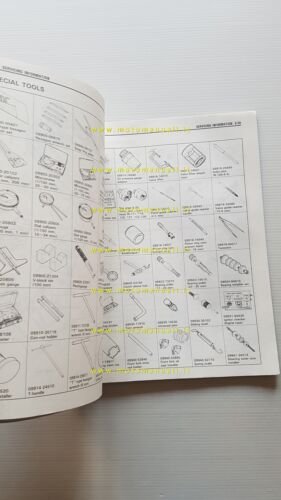 Suzuki RF 900 RR 1994 manuale officina inglese originale