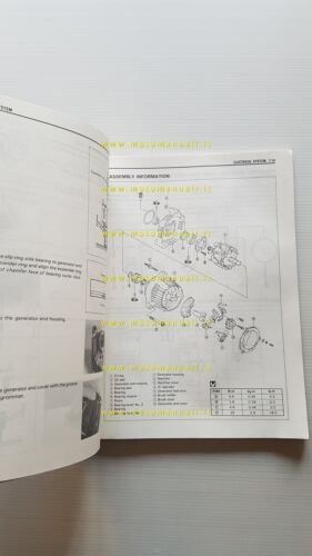 Suzuki RF 900 RR 1994 manuale officina inglese originale