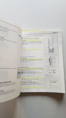 Suzuki RF 900 RR 1994 manuale officina inglese originale