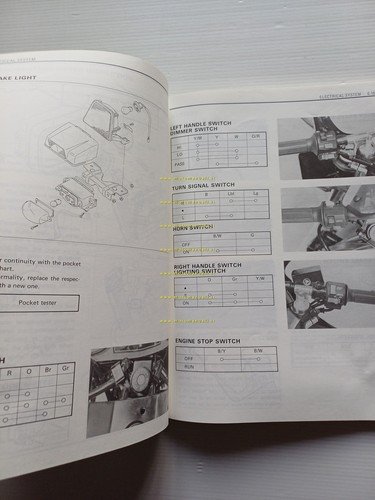 Suzuki RG 250 1985 manuale officina riparazione INGLESE originale shop …