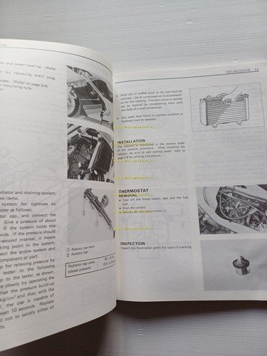 Suzuki RG 250 1985 manuale officina riparazione INGLESE originale shop …