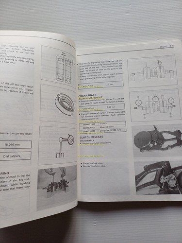 Suzuki RG 250 1985 manuale officina riparazione INGLESE originale shop …