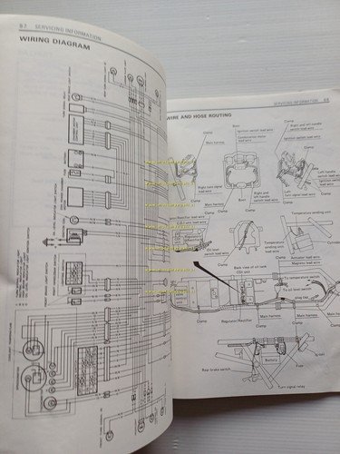Suzuki RG 250 1985 manuale officina riparazione INGLESE originale shop …