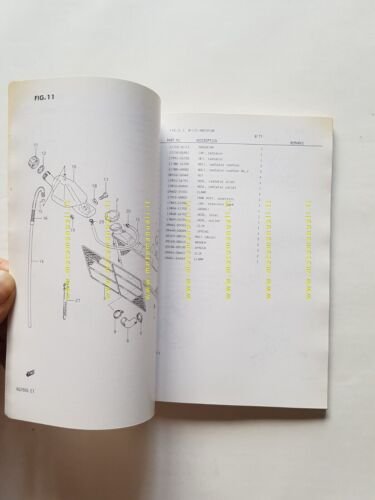 SUZUKI RG 250 G-FG 1986 catalogo ricambi originale moto spare …