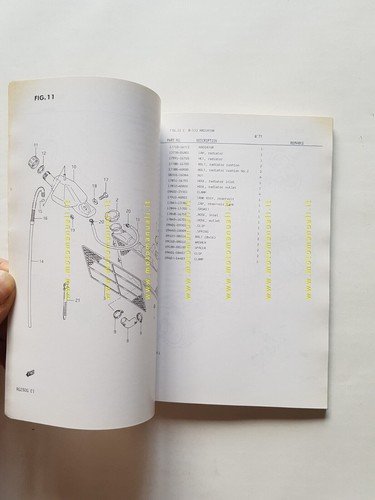 SUZUKI RG 250 G-FG 1986 catalogo ricambi originale moto spare …