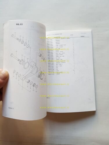 SUZUKI RG 250 G-FG-H-FH-CH-FCH 1986 catalogo ricambi originale parts catalog