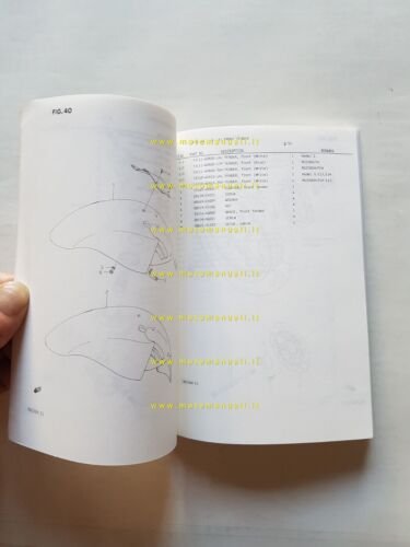 SUZUKI RG 250 G-FG-H-FH-CH-FCH 1986 catalogo ricambi originale parts catalog