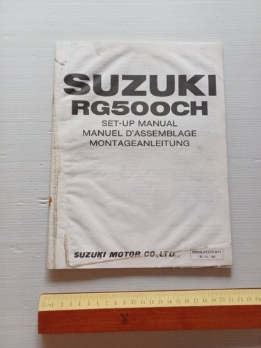 Suzuki RG 500 CH Gamma 1986-87 manuale assemblaggio officina originale