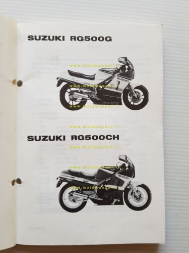 Suzuki RG 500 G - CH Gamma 1986 catalogo ricambi …