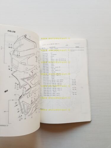 Suzuki RG 500 G - CH Gamma 1986 catalogo ricambi …