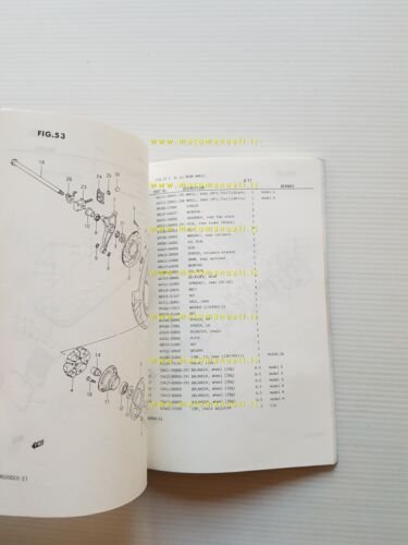 Suzuki RG 500 G - CH Gamma 1986 catalogo ricambi …