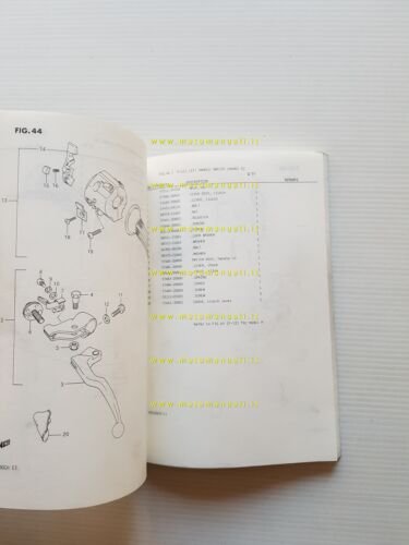 Suzuki RG 500 G - CH Gamma 1986 catalogo ricambi …