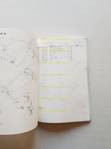 Suzuki RG 500 G - CH Gamma 1986 catalogo ricambi …