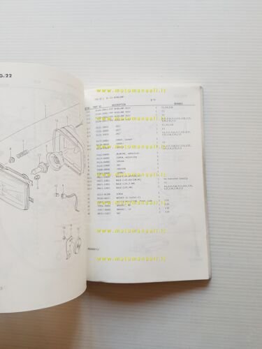 Suzuki RG 500 G - CH Gamma 1986 catalogo ricambi …