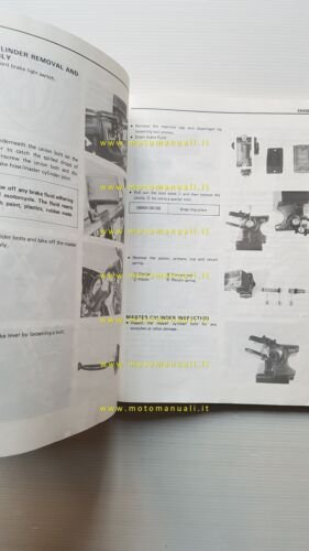 SUZUKI RG 500 GAMMA 1985-87 manuale officina INGLESE originale workshop …