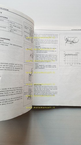 SUZUKI RG 500 GAMMA 1985-87 manuale officina INGLESE originale workshop …