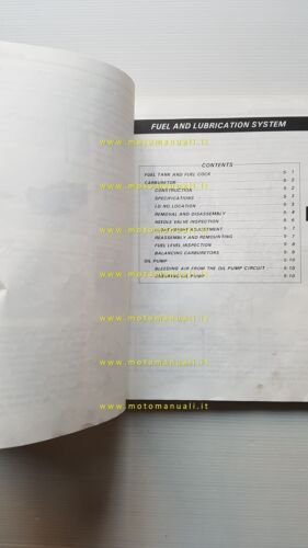 SUZUKI RG 500 GAMMA 1985-87 manuale officina INGLESE originale workshop …