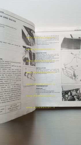 SUZUKI RG 500 GAMMA 1985-87 manuale officina INGLESE originale workshop …