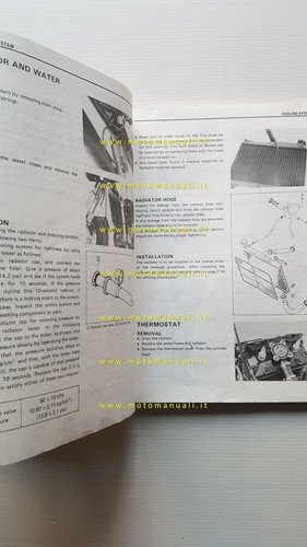 SUZUKI RG 500 GAMMA 1985-87 manuale officina INGLESE originale workshop …
