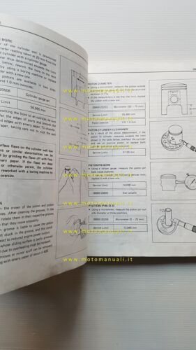 SUZUKI RG 500 GAMMA 1985-87 manuale officina INGLESE originale workshop …