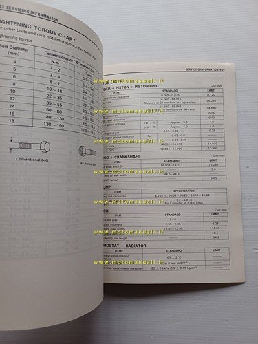 SUZUKI RG 500 GAMMA 1985-87 manuale officina INGLESE originale workshop …