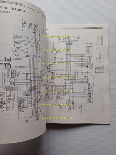 SUZUKI RG 500 GAMMA 1985-87 manuale officina INGLESE originale workshop …