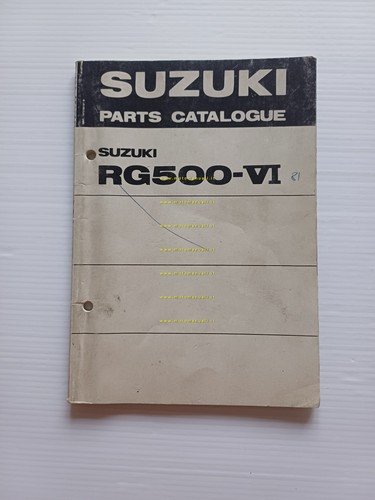 Suzuki RG 500 VI GP 1981 catalogo ricambi originale Spare …