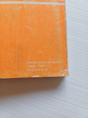 Suzuki RM 125 1982-83 Cross manuale uso manutenzione originale