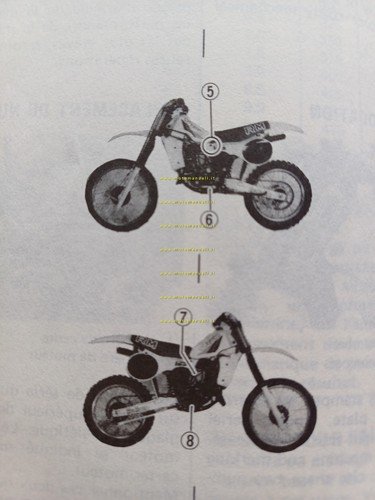 Suzuki RM 125 1982-83 Cross manuale uso manutenzione originale