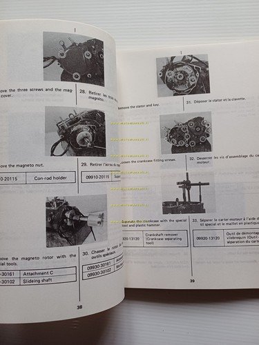 Suzuki RM 125 1987-88 Cross manuale uso manutenzione originale inglese …