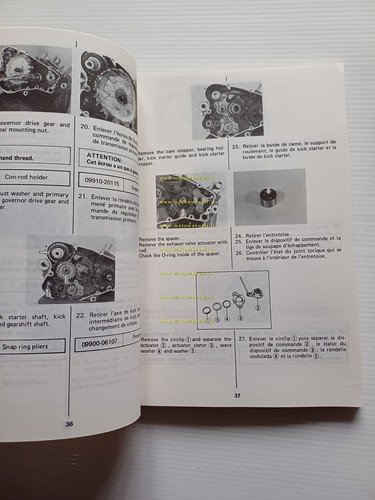 Suzuki RM 125 1987-88 Cross manuale uso manutenzione originale inglese …