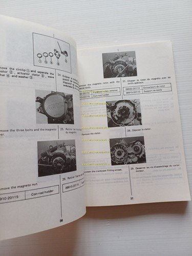 Suzuki RM 125 1989-90 manuale uso manutenzione libretto originale