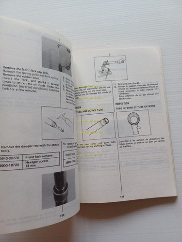 Suzuki RM 125 1989-90 manuale uso manutenzione libretto originale