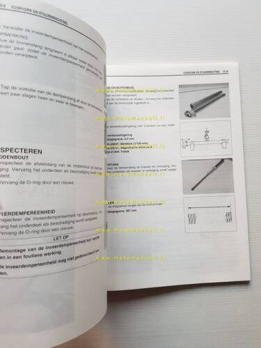 Suzuki RM 125 2007 manuale uso manutenzione officina olandese originale