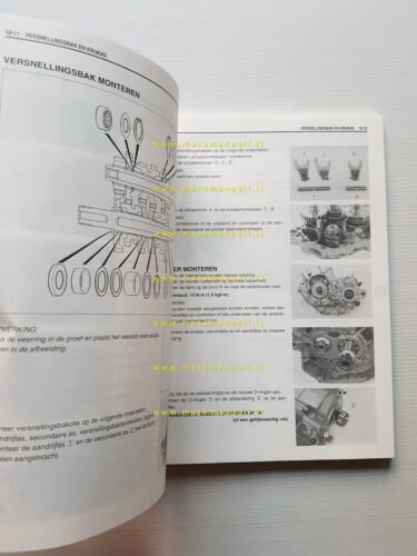 Suzuki RM 125 2007 manuale uso manutenzione officina olandese originale
