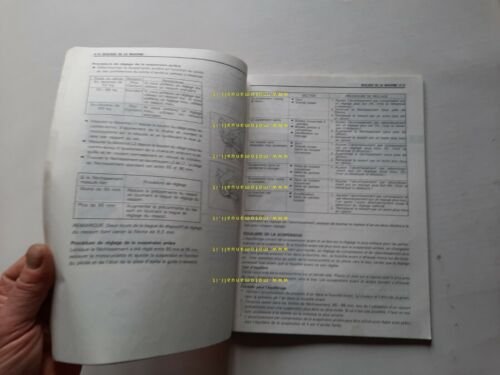 Suzuki RM 125 Cross 1990 manuale uso originale Francese workshop …