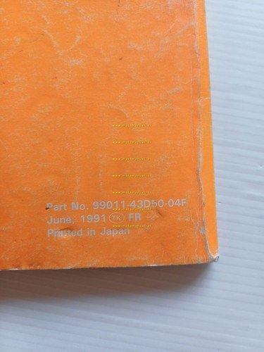 Suzuki RM 125 Cross 1991-1992 manuale uso - officina originale …