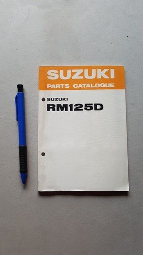 Suzuki RM 125 D 1982 Cross catalogo ricambi originale spare …