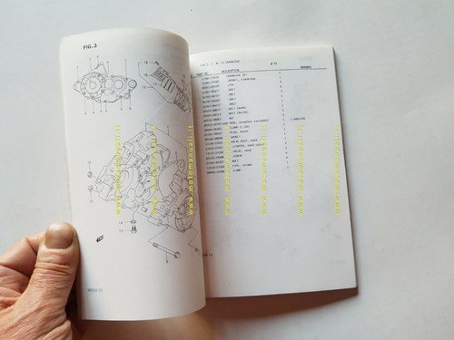 Suzuki RM 125 K cross 1988 catalogo ricambi originale spare …