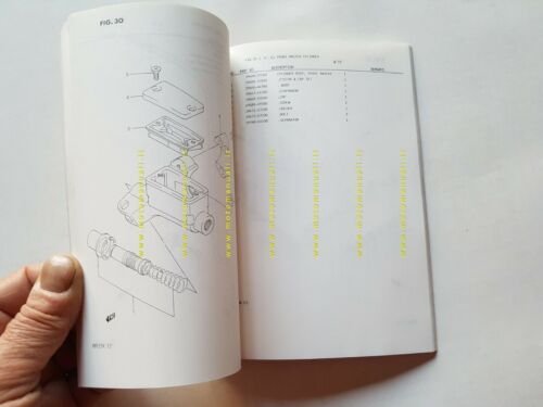 Suzuki RM 125 K cross 1988 catalogo ricambi originale spare …