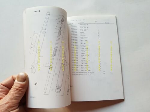 Suzuki RM 125 K cross 1988 catalogo ricambi originale spare …