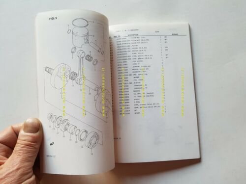 Suzuki RM 125 K cross 1988 catalogo ricambi originale spare …